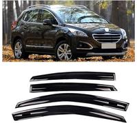 Deflecteurs d'air pour Peugeot 3008 2013-2015, Déflecteurs Vent deflecteur Voiture Avant ArrièRe Pare-Pluie Pare-Soleil Vitres aériens
