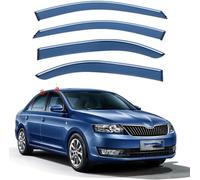 déflecteurs d'air pour Skoda Rapid NH 2012-2020-2025 | Pare-pluie et réflecteurs,vitres latérales,Latérale Collables Aérodynamique