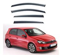 Déflecteurs d'air pour VW Golf 6 MK6 2009-2012, gardez votre voiture ventilée sous la pluie, réduisez les turbulences du vent