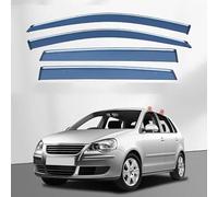 Déflecteurs d'air pour VW Polo Hatchback 2005-2010, gardez votre voiture ventilée sous la pluie, réduisez les turbulences du vent