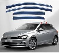 Deflecteurs d'air pour VW Polo Hatchback 2019-2022, Déflecteurs Vent deflecteur Voiture Avant ArrièRe Pare-Pluie Pare-Soleil Vitres aériens