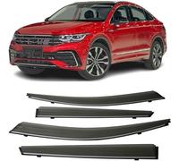 Déflecteurs d'air pour VW Tiguan X 2020 2021 2022, Protection de Déflecteur de Pluie Solaire Déflecteurs Latéraux Pare-Brise de Fenêtre Latérale