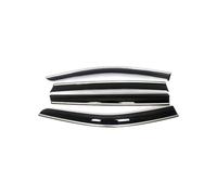 Déflecteurs d'air Protections Anti-Pluie pour Portières De Voiture pour ID.6 CROZZ 2021 Bandes Brillantes en Acier Inoxydable Matériau PC Ensemble De 4 Pièces Visières Fenêtre