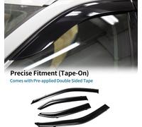 DéFlecteurs De FenêTre DéFlecteurs De FenêTre LatéRale Pour Mitsubishi Lancer 2008 Noir Garde-Pluie Pare-Soleil DéFlecteurs De Vent De FenêTre