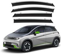 Déflecteurs de Fenêtre pour Voiture pour BYD Dolphin/ATTO 2 MK1 2022 2023 2024, Protections Latérales Laissez Entrer L'air Frais Tout en Empêchant la Pluie