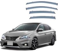 Déflecteurs de Fenêtre pour Voiture pour Nissan Pulsar Sedan B17 2013-2015 2016 2017, Protections Latérales Laissez Entrer L'air Frais Tout en Empêchant la Pluie