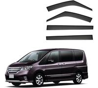 Déflecteurs de Fenêtre pour Voiture pour Nissan Serena MK4-C26 2010-2014 2015 2016, Protections Latérales Laissez Entrer L'air Frais Tout en Empêchant la Pluie