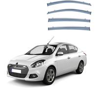 Déflecteurs de Fenêtre pour Voiture pour Renault Scala MK2-N17 2012-2015 2016 2017, Protections Latérales Laissez Entrer L'air Frais Tout en Empêchant la Pluie