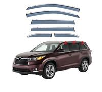 Déflecteurs de Fenêtre pour Voiture pour Toyota Highlander MK3/XU50 2015-2019 2020 2021, Protections Latérales Laissez Entrer L'air Frais Tout en Empêchant la Pluie