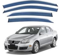 Déflecteurs de Fenêtre pour Voiture pour VW Jetta MK5-A5 2005-2008 2009 2010, Protections Latérales Laissez Entrer L'air Frais Tout en Empêchant la Pluie