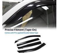 DéFlecteurs De FenêTre VisièRes De FenêTre LatéRale Pour Toyota RAV4 2019 Pare-Soleil Noir Pare-Soleil Pare-Vent VisièRes De FenêTre Stores