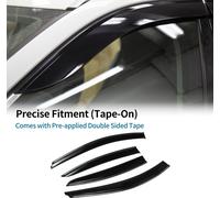 DéFlecteurs De FenêTre VisièRes De Ventilation LatéRale Pour Chevrolet Cruze 2011 Noir Pare-Soleil Garde-Pluie VisièRes De FenêTre Pare-Vent