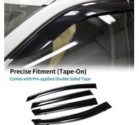 DéFlecteurs De FenêTre VisièRes De Ventilation LatéRale Pour Ford Edge 2015 Noir Pare-Soleil Garde-Pluie VisièRes De Ventilation De FenêTre Stores De Ventilation De FenêTre