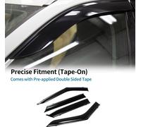 DéFlecteurs De FenêTre VisièRes De Ventilation LatéRale Pour Ford Explorer 2020 Noir Garde-Pluie VisièRes Solaires VisièRes De Vent FenêTre Volets D'AéRation