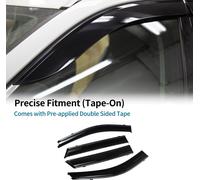 DéFlecteurs De FenêTre VisièRes De Ventilation LatéRale Pour Hyundai Santa Fe 2013 Noir Pare-Soleil Garde-Pluie VisièRes De Ventilation De FenêTre Stores De Ventilation FenêTre