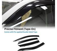 DéFlecteurs De FenêTre VisièRes De Ventilation LatéRale Pour Hyundai Sonata 2020 Noir Pare-Soleil Garde-Pluie VisièRes De Ventilation De FenêTre Stores De Ventilation De FenêTre