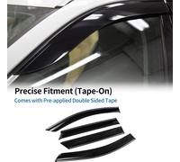 DéFlecteurs De FenêTre VisièRes De Ventilation LatéRale Pour Toyota BZ4X 2023 Gardes De Pluie Noires VisièRes De Soleil VisièRes De Vent VisièRes D'AéRation De FenêTre