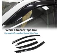 DéFlecteurs De FenêTre VisièRes De Ventilation LatéRale Pour Toyota Camry 2018 Noir Pare-Soleil Garde-Pluie VisièRes De FenêTre Pare-Vent