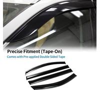 DéFlecteurs De FenêTre VisièRes De Ventilation LatéRale Pour Toyota Sienna 2011 Noir Pare-Soleil Garde-Pluie VisièRes De Ventilation De FenêTre Stores De Ventilation De FenêTre