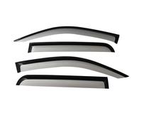 déflecteurs de lunette arrière Pour Mitsubishi pour Triton MQ MR L200 2015-2022 Déflecteurs de vitres latérales pare-soleil et pluie(Sliver)