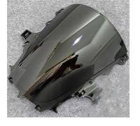 Déflecteurs De Pare-Brise Moto pour Yamaha YZF R1 2020-2024 Extension De Pare-Brise Double Bulle, Déflecteur d'air Déflecteurs d'air(Noir)