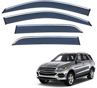 Déflecteurs de Pluie pour Benz GLE-Class SUV W166 2012-2019, RéDuction du Bruit Et des Turbulences Robustes éLéGants Installation Facile