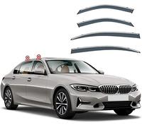 Déflecteurs de Pluie pour BMW 3 Series Li G28 2020, RéDuction du Bruit Et des Turbulences Robustes éLéGants Installation Facile
