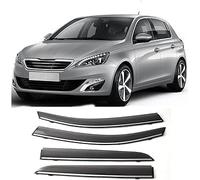 Déflecteurs de Pluie pour Peugeot 308S 2016-2020, RéDuction du Bruit Et des Turbulences Robustes éLéGants Installation Facile