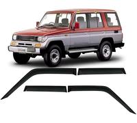 Déflecteurs de Pluie pour Toyota Prado J70 1997-2002, RéDuction du Bruit Et des Turbulences Robustes éLéGants Installation Facile