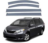 Déflecteurs de Pluie pour Toyota Sienna XL30 2011-2020, RéDuction du Bruit Et des Turbulences Robustes éLéGants Installation Facile