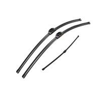 déflecteurs de vent Balais d'essuie-glace pour avant et pour arrière pour Cayenne Accessoires de remplacement brosse nettoyage voiture 26"