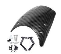 Déflecteurs De Vent Déflecteurs De Pare-Brise pour Moto pour BMW pour R Nine T R9T 2014-2021 Déflecteur d'air, Protection Contre Le Vent, Lentille Pare-Brise(Aspect Carbone)