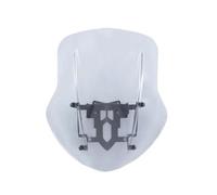 Déflecteurs De Vent Déflecteurs De Pare-Brise pour Moto pour Ducati Diavel 2014-2018 Protection Contre Le Vent avec Kits De Fixation Et Adaptateurs Pare-Brise(Légère fumée)