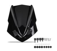 Déflecteurs De Vent Déflecteurs De Pare-Brise pour Moto pour Yamaha MT125 2015-2019 Carénage De Pare-Brise Modifié, Protection Avant Contre Le Flux d'air Pare-Brise(Fumée)