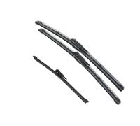 déflecteurs de vent Ensemble de balais d'essuie-glace pour avant et pour arrière pour pare-brise 28"26"15" pour Mercedes pour Benz pour Vito pour Viano W639 2011 2012 2013 2014(Left Hand Drive)
