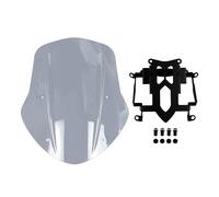 Déflecteurs De Vent Pare-Brise Moto pour Ducati Diavel 2014-2022 Déflecteur d'air avec Support De Fixation Pare-Brise(Fumée,X2)
