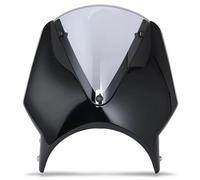 Déflecteurs De Vent Pare-Brise Moto pour Yamaha XSR900 XSR700 2016-2021 Déflecteurs d'air, Extension Bouclier, Spoiler, Carénage, Protection Contre Flux d'air Pare-Brise(Titane)