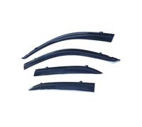 Déflecteurs De Vent Pare-Pluie pour Pare-Brise pour Corolla Axio 2012-2017 Noir Translucide Matériau Acrylique Lot De 4 Pièces Aérodynamique