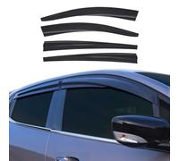 Déflecteurs de Vent Pluie d'air Compatible avec Renault Megane 2008-2016 HB Acrylique 4X Noir