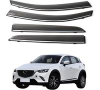 Déflecteurs de Vent & Pluie pour Mazda CX-3 CX3 2016-2021 - 4 Pièces, Pare-Pluie Vitre Latérale, Accessoire Auto, Protection Météo