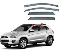 Déflecteurs de Vent & Pluie pour Mitsubishi Outlander Sport MK1 2012-2015 2016 2017-4 Pièces, Pare-Pluie Vitre Latérale, Accessoire Auto, Protection Météo