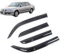 Déflecteurs de Vent & Pluie pour Nissan Primera P11 1997-2001 - 4 Pièces, Pare-Pluie Vitre Latérale, Accessoire Auto, Protection Météo