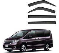 Déflecteurs de Vent & Pluie pour Nissan Serena MK4-C26 2010-2014 2015 2016-4 Pièces, Pare-Pluie Vitre Latérale, Accessoire Auto, Protection Météo