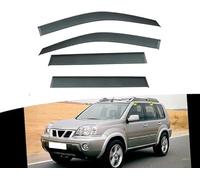 Déflecteurs de Vent & Pluie pour Nissan X-Trail Rogue T30 2001-2006 - 4 Pièces, Pare-Pluie Vitre Latérale, Accessoire Auto, Protection Météo