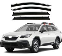 Déflecteurs de Vent & Pluie pour Subaru Outback MK6-BT 2021 2022 2023 2024-4 Pièces, Pare-Pluie Vitre Latérale, Accessoire Auto, Protection Météo