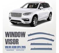 Déflecteurs de Vent & Pluie pour Volvo XC90 MK2 2015-2022 2023 2024-4 Pièces, Pare-Pluie Vitre Latérale, Accessoire Auto, Protection Météo