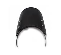 Déflecteurs de Vent pour Moto Déflecteur de Vent Noir for Moto Royal Enfield Classic, Pare-Brise en Plastique ABS 7,3 Pouces, déflecteur Sport Compact, écran Transparent, modèles 500cc