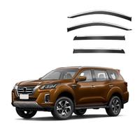 Déflecteurs de Vent pour Nissan Terra MK1-D23 2018+, Visières Latérales Avant ArrièRe Fenêtre Latérale Pare-Pluie d'air Déflecteurs Accessoires