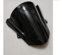 Déflecteurs De Vent Spoiler De Pare-Brise Moto pour Kawasaki pour ZX-6R 636 2009-2022 Déflecteurs d'air, Carénage D'extension Double Bulle Pare-Brise(Noir)