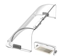 Déflecteurs De Ventilation Au Sol - Déflecteur D'air Magnétique, Design Transparent Double Couche, Contrôle Du Débit D'air Réglable | Pour L'installation De Plancher, Mur Latéral, Plafont